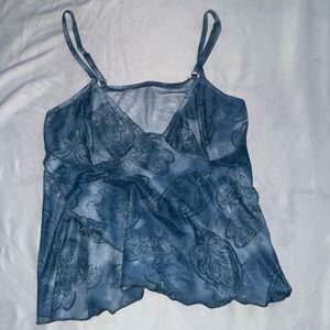 Blue Paisley Women's Top